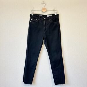 ADRIANO GOLDSCHMIED Sophia Ankle Jeans Black Vintage High Rise Skinny